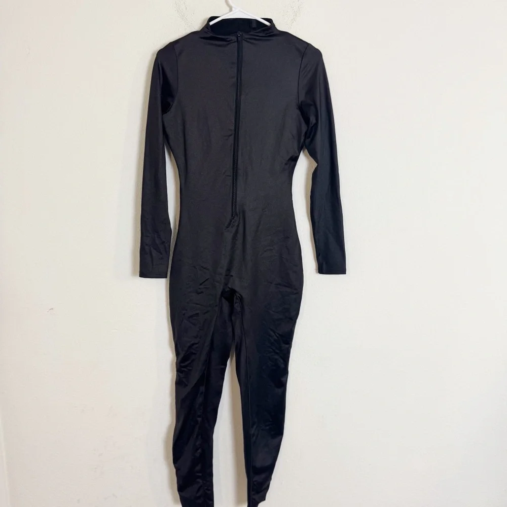 SKIMS allinone shine mock neck jumpsuit onesie - Picture 5 of 8